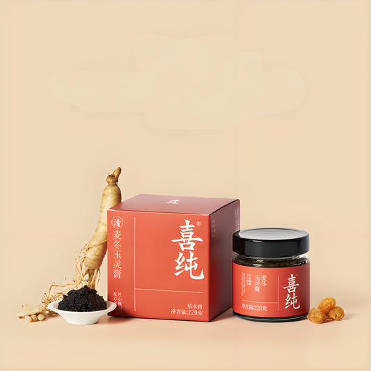 Xichun Mai Dong & Ginseng Herbal Paste – Soothing Throat & Energy Boost